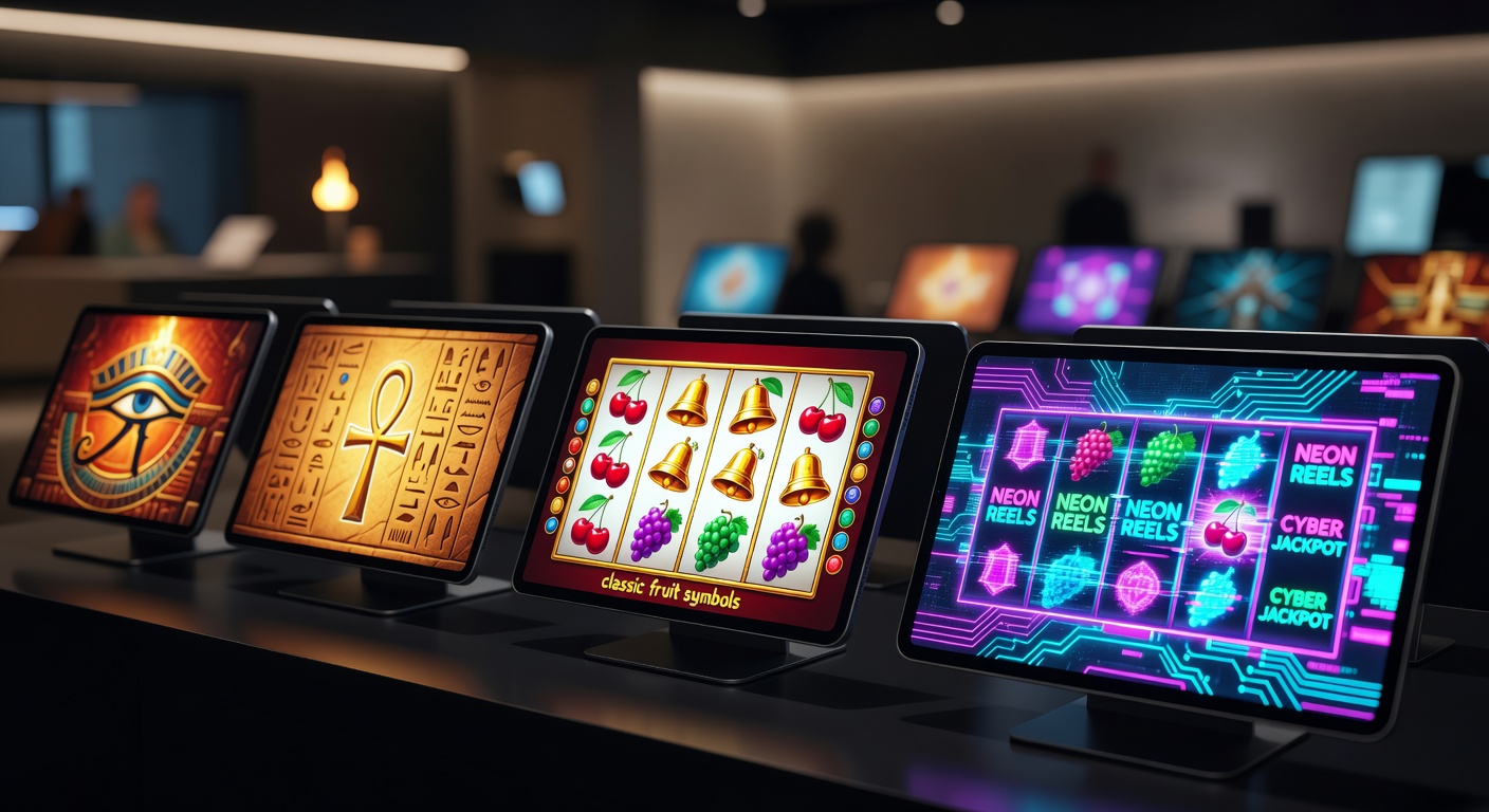 Verschillende soorten spellen en thema's - gokkasten online echt geld